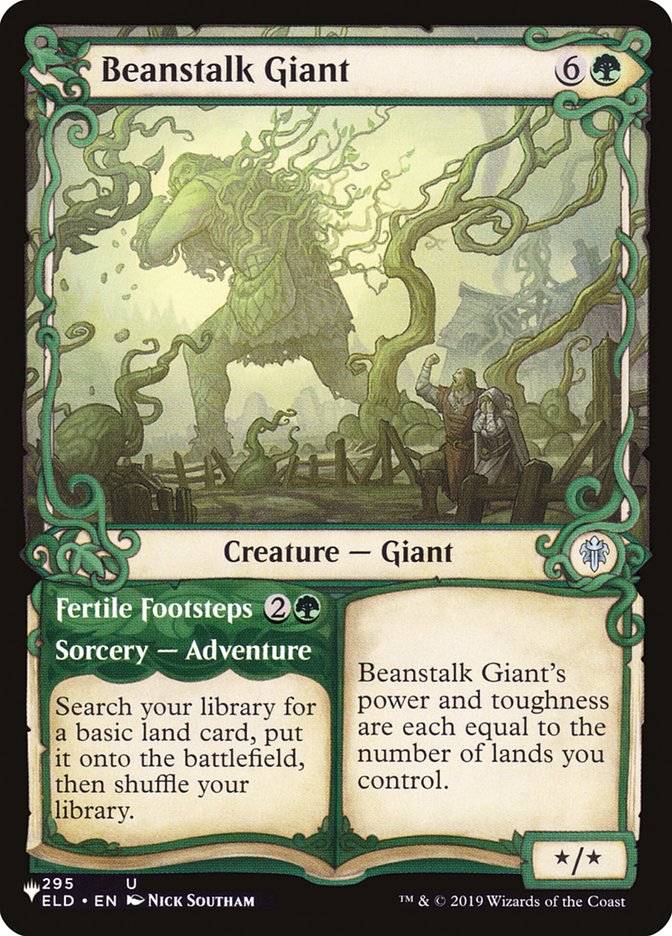 Beanstalk Giant // Fertile Footsteps (Showcase) [The List] - Magic: The Gathering - Card Brawlers | Quebec | Canada |
