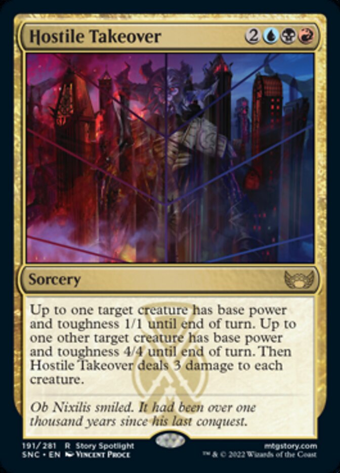 Hostile Takeover [Streets of New Capenna] - Magic: The Gathering - Card Brawlers | Quebec | Canada |