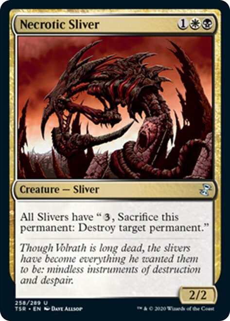 Necrotic Sliver [Time Spiral Remastered] - Magic: The Gathering - Card Brawlers | Quebec | Canada |