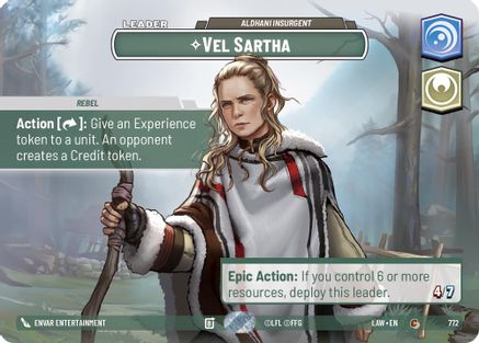 Vel Sartha - Aldhani Insurgent (Showcase) (772) - A Lawless Time Foil - A Lawless Time - Card Brawlers | Quebec | Canada |