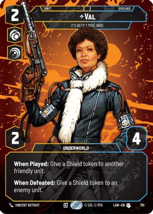 Val - It's Been a Ride, Babe (Prestige) (791) - A Lawless Time - A Lawless Time - Card Brawlers | Quebec | Canada |
