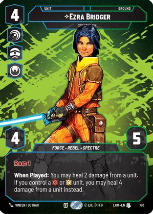 Ezra Bridger - Spectre Six (Prestige) (793) - A Lawless Time - A Lawless Time - Card Brawlers | Quebec | Canada |