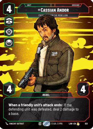 Cassian Andor - Everything for the Rebellion (Prestige) (801) - A Lawless Time - A Lawless Time - Card Brawlers | Quebec | Canada |