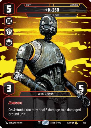 K-2S0 - Locking the Vault (Prestige) (802) - A Lawless Time - A Lawless Time - Card Brawlers | Quebec | Canada |