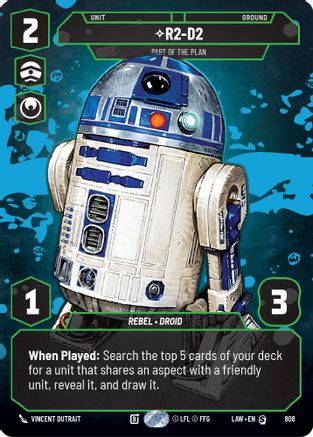 R2-D2 - Part of the Plan (Prestige) (808) - A Lawless Time - A Lawless Time - Card Brawlers | Quebec | Canada |