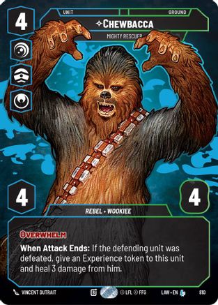Chewbacca - Mighty Rescuer (Prestige) (810) - A Lawless Time - A Lawless Time - Card Brawlers | Quebec | Canada |