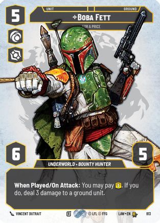 Boba Fett - For a Price (Prestige) (813) - A Lawless Time - A Lawless Time - Card Brawlers | Quebec | Canada |