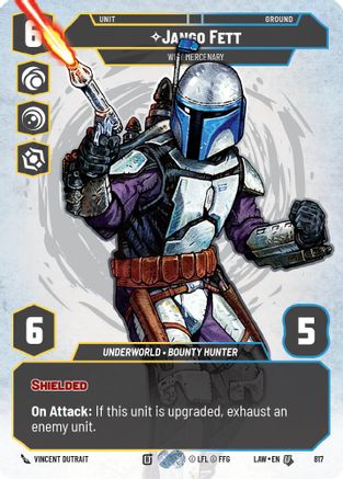 Jango Fett - Wily Mercenary (Prestige) (817) - A Lawless Time - A Lawless Time - Card Brawlers | Quebec | Canada |