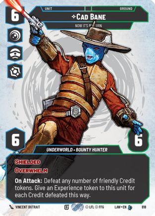 Cade Bane - Now It's My Turn (Prestige) (818) - A Lawless Time - A Lawless Time - Card Brawlers | Quebec | Canada |