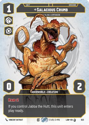 Salacious Crumb - Cackling Companion (Prestige) (823) - A Lawless Time - A Lawless Time - Card Brawlers | Quebec | Canada |
