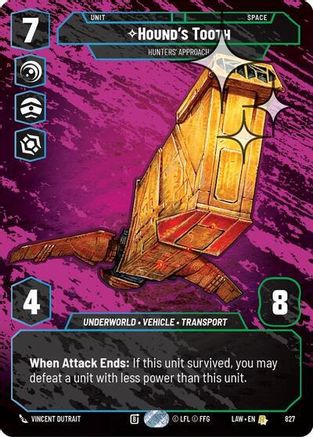 Hound's Tooth - Hunters' Approach (Prestige Foil) (827) - A Lawless Time Foil - A Lawless Time - Card Brawlers | Quebec | Canada |