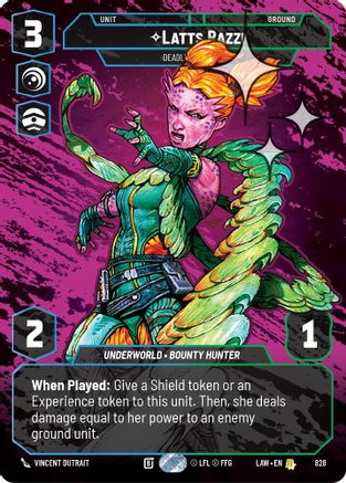 Latts Razzi - Deadly Whipmaster (Prestige Foil) (828) - A Lawless Time Foil - A Lawless Time - Card Brawlers | Quebec | Canada |
