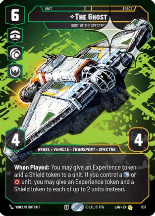 The Ghost - Home of the Spectres (Prestige Foil) (837) - A Lawless Time Foil - A Lawless Time - Card Brawlers | Quebec | Canada |