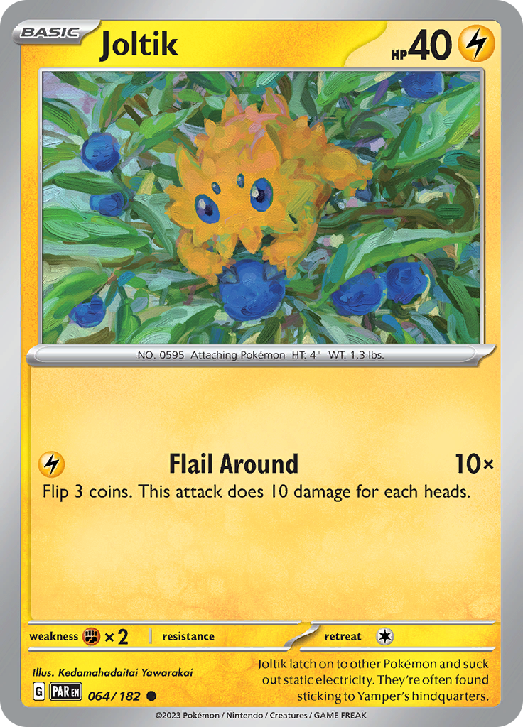 Joltik (064/182) [Scarlet & Violet: Paradox Rift] - Pokémon - Card Brawlers | Quebec | Canada |