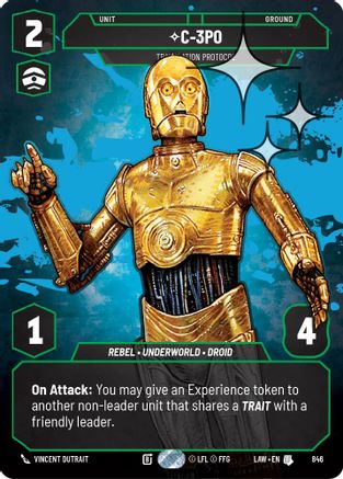 C-3PO - Translation Protocol (Prestige Foil) (846) - A Lawless Time Foil - A Lawless Time - Card Brawlers | Quebec | Canada |