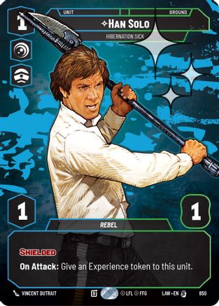 Han Solo - Hibernation Sick (Prestige Foil) (850) - A Lawless Time Foil - A Lawless Time - Card Brawlers | Quebec | Canada |