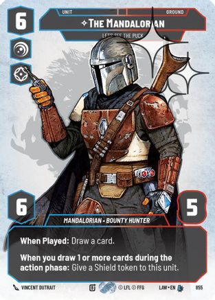 The Mandalorian - Let's See The Puck (Prestige Foil) (855) - A Lawless Time Foil - A Lawless Time - Card Brawlers | Quebec | Canada |