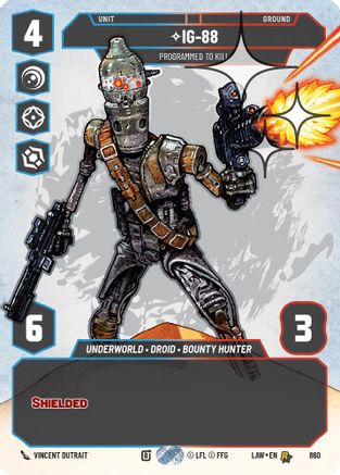 IG-88 - Programmed to Kill (Prestige Foil) (860) - A Lawless Time Foil - A Lawless Time - Card Brawlers | Quebec | Canada |