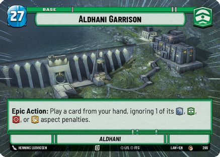 Aldhani Garrison // Shield (Hyperspace) (286 // T06) - A Lawless Time - A Lawless Time - Card Brawlers | Quebec | Canada |