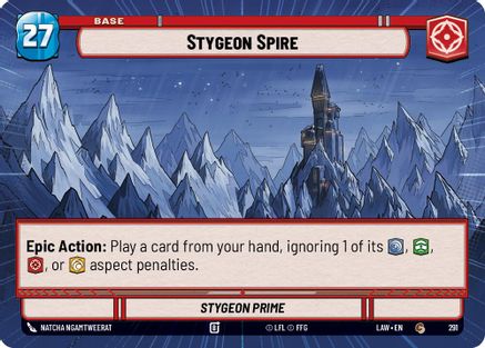 Stygeon Spire // Shield (Hyperspace) (291 // T06) - A Lawless Time - A Lawless Time - Card Brawlers | Quebec | Canada |