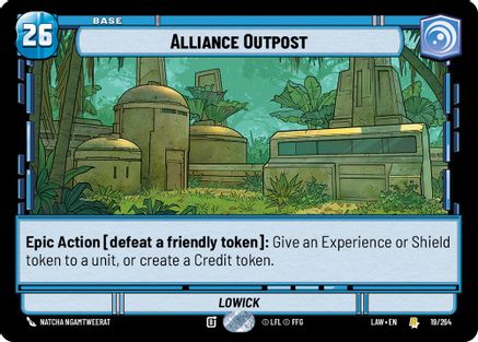 Alliance Outpost (19) - A Lawless Time - A Lawless Time - Card Brawlers | Quebec | Canada |
