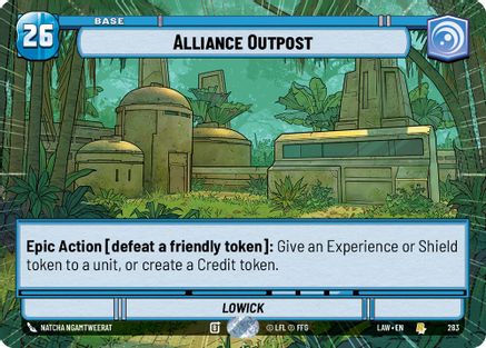 Alliance Outpost (Hyperspace) (283) - A Lawless Time - A Lawless Time - Card Brawlers | Quebec | Canada |