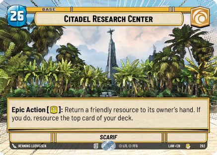 Citadel Research Center (Hyperspace) (293) - A Lawless Time - A Lawless Time - Card Brawlers | Quebec | Canada |