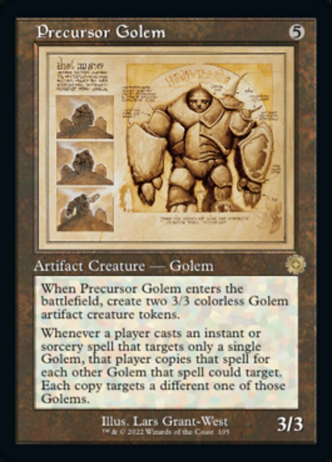Precursor Golem (Retro Schematic) [The Brothers' War Retro Artifacts] - Magic: The Gathering - Card Brawlers | Quebec | Canada |