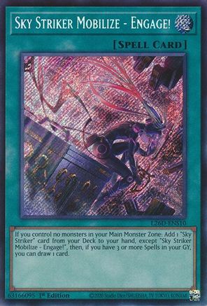 Sky Striker Mobilize - Engage! [L26D-ENS10] Secret Rare - Legendary Modern Decks 2026 - Card Brawlers | Quebec | Canada |