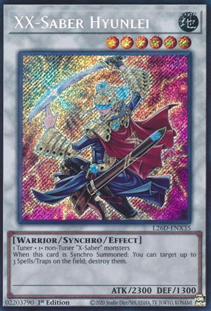 XX-Saber Hyunlei [L26D-ENX35] Secret Rare - Legendary Modern Decks 2026 - Card Brawlers | Quebec | Canada |