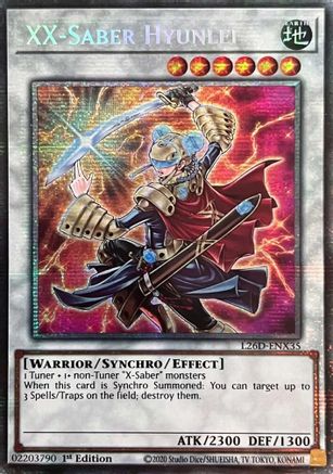 XX-Saber Hyunlei [L26D-ENX35] Starlight Rare - Legendary Modern Decks 2026 - Card Brawlers | Quebec | Canada |