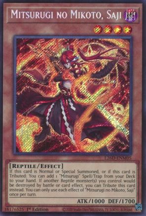 Mitsurugi no Mikoto, Saji [L26D-ENM05] Secret Rare - Legendary Modern Decks 2026 - Card Brawlers | Quebec | Canada |