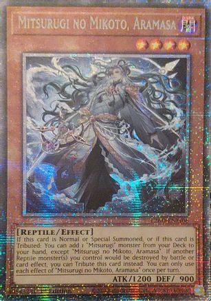 Mitsurugi no Mikoto, Aramasa [L26D-ENM06] Starlight Rare