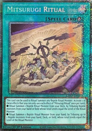 Mitsurugi Ritual [L26D-ENM15] Starlight Rare - Legendary Modern Decks 2026 - Card Brawlers | Quebec | Canada |
