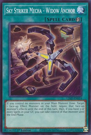 Sky Striker Mecha - Widow Anchor [L26D-ENS14] Common / Short Print - Legendary Modern Decks 2026 - Card Brawlers | Quebec | Canada |