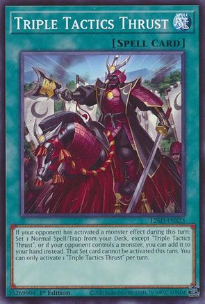 Triple Tactics Thrust [L26D-ENS23] Common / Short Print - Legendary Modern Decks 2026 - Card Brawlers | Quebec | Canada |