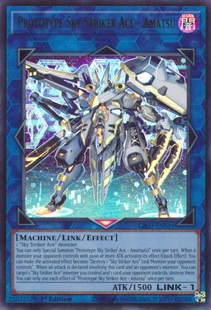 Prototype Sky Striker Ace - Amatsu [L26D-ENS35] Ultra Rare - Legendary Modern Decks 2026 - Card Brawlers | Quebec | Canada |