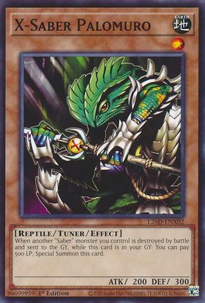 X-Saber Palomuro [L26D-ENX02] Common / Short Print - Legendary Modern Decks 2026 - Card Brawlers | Quebec | Canada |