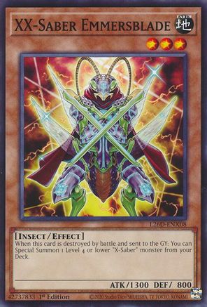 XX-Saber Emmersblade [L26D-ENX08] Common / Short Print - Legendary Modern Decks 2026 - Card Brawlers | Quebec | Canada |