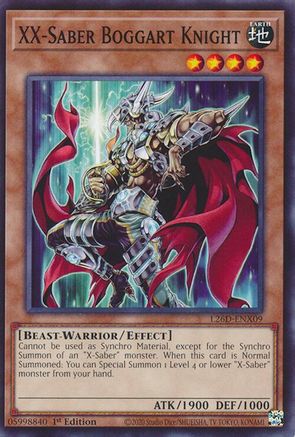 XX-Saber Boggart Knight [L26D-ENX09] Common / Short Print - Legendary Modern Decks 2026 - Card Brawlers | Quebec | Canada |