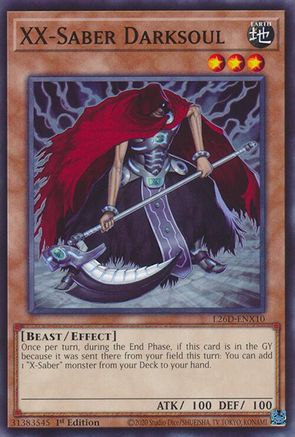XX-Saber Darksoul [L26D-ENX10] Common / Short Print - Legendary Modern Decks 2026 - Card Brawlers | Quebec | Canada |
