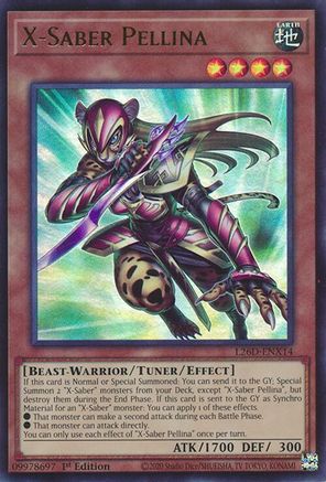 X-Saber Pellina [L26D-ENX14] Ultra Rare - Legendary Modern Decks 2026 - Card Brawlers | Quebec | Canada |