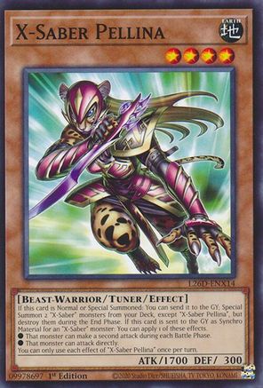 X-Saber Pellina [L26D-ENX14] Common / Short Print - Legendary Modern Decks 2026 - Card Brawlers | Quebec | Canada |