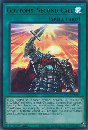 Gottoms' Second Call [L26D-ENX19] Ultra Rare - Legendary Modern Decks 2026 - Card Brawlers | Quebec | Canada |