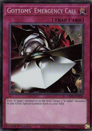 Gottoms' Emergency Call [L26D-ENX26] Secret Rare - Legendary Modern Decks 2026 - Card Brawlers | Quebec | Canada |