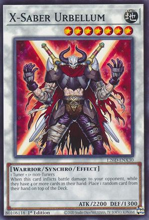 X-Saber Urbellum [L26D-ENX30] Common / Short Print - Legendary Modern Decks 2026 - Card Brawlers | Quebec | Canada |