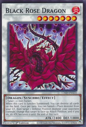 Black Rose Dragon [L26D-ENX31] Common / Short Print - Legendary Modern Decks 2026 - Card Brawlers | Quebec | Canada |