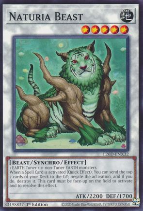 Naturia Beast [L26D-ENX32] Common / Short Print - Legendary Modern Decks 2026 - Card Brawlers | Quebec | Canada |