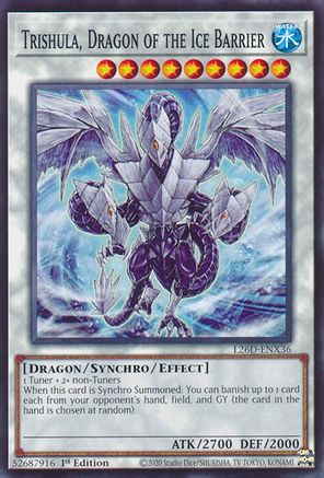 Trishula, Dragon of the Ice Barrier [L26D-ENX36] Common / Short Print - Legendary Modern Decks 2026 - Card Brawlers | Quebec | Canada |