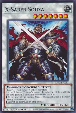 X-Saber Souza [L26D-ENX37] Common / Short Print - Legendary Modern Decks 2026 - Card Brawlers | Quebec | Canada |